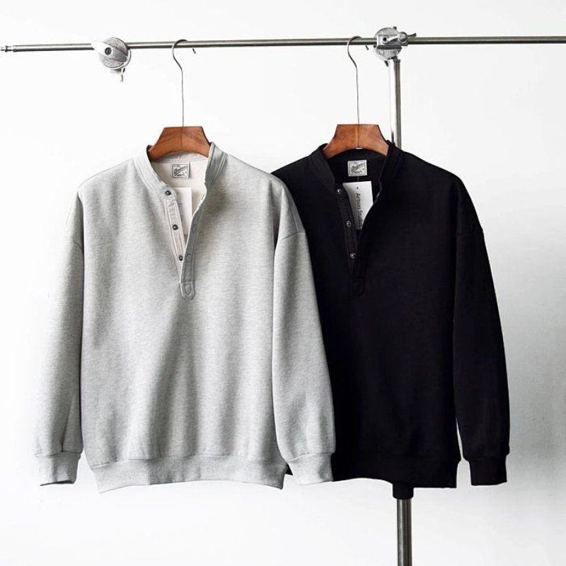 Winter Clothes Shop - เสื้อสเวตเชิ้ตผู้ชายไซส์ใหญ่ สไตล์เกาหลี Y2K ผ้าฝ้ายเรียบง่าย ไม่มีแบรนด์ ลายตลกๆ