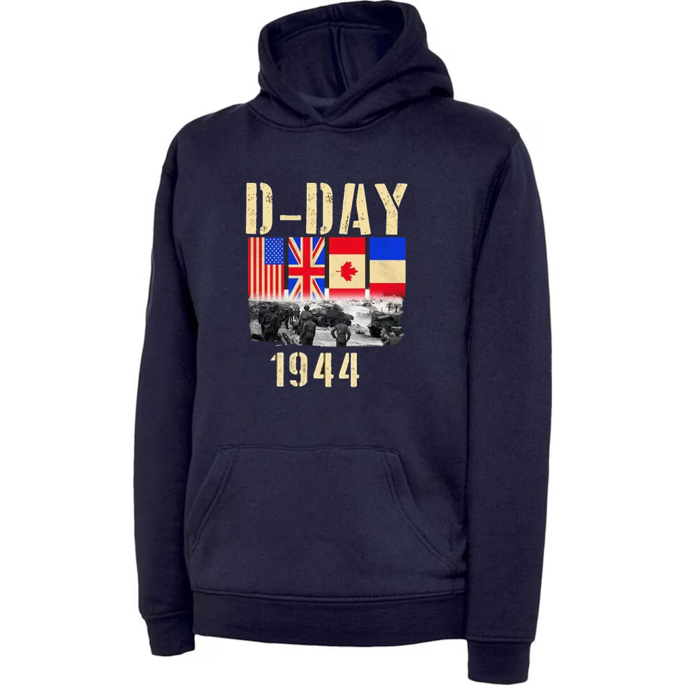 Winter Clothing Uk - เสื้อฮู้ดดี้วัน D ฉลองครบรอบ 81-82 ปี ปฏิบัติการรบในนอร์มังดี