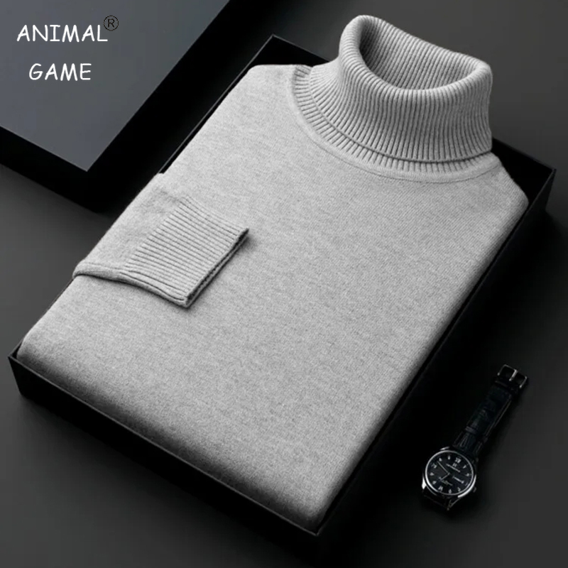 Winter Clothing Trends - Sweatwear Mens Anti-pilling คุณภาพสูงถักเสื้อกันหนาว SLIM FIT