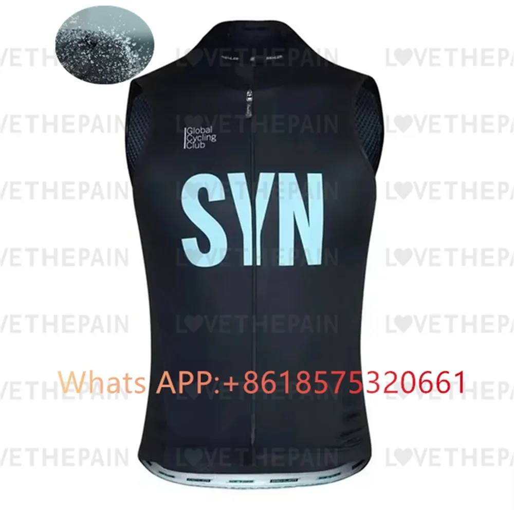 Padded Vest Gilet - เสื้อกั๊กปั่นจักรยานกันลม SYN รุ่นใหม่ เสื้อกั๊กกีฬาวิ่ง เสื้อกั๊กปั่นจักรยานแบบไม่มีแขน เสื้อเจอร์ซีย์ปั่นจักรยานแบบไม่มีแขนสำหรับฤดูร้อน