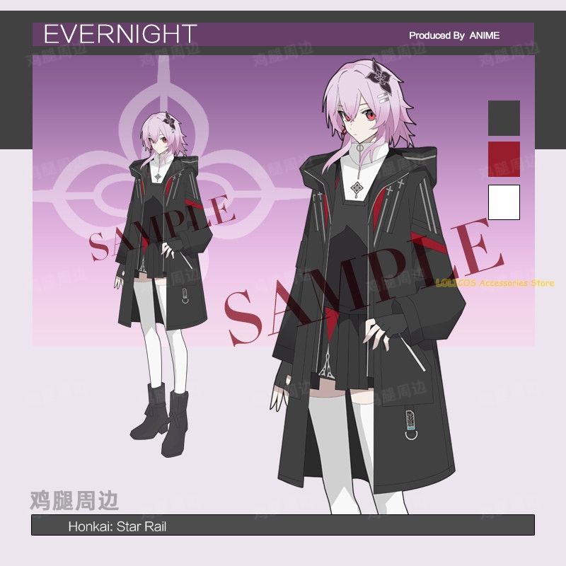 Winter Clothing Gear - ชุดคอสเพลย์เสื้อโค้ทกันลมแบบยูนิเซ็กซ์ ฤดูใบไม้ร่วง ฤดูหนาว จากเกม Evernight Honkai: