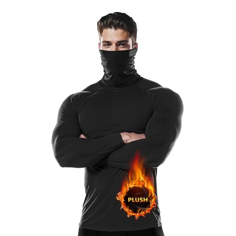 เสื้อฮู้ดผู้ชายผ้าฟลีซสำหรับฤด - Thermal Base Layer บทวิจารณ์และราคา