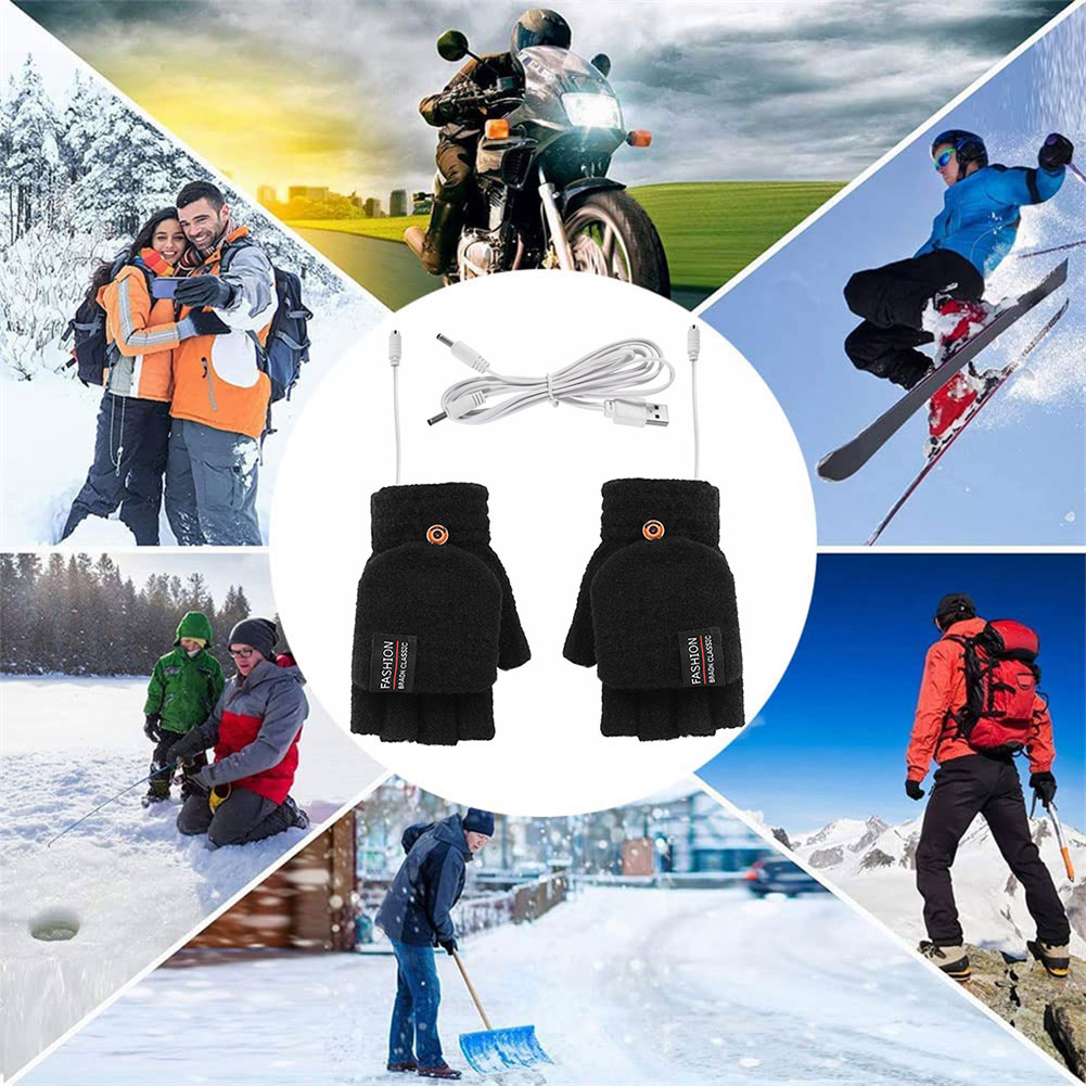 ถุงมืออุ่นมือไฟฟ้าแบบ USB ใช้ซ - Hand Warmer Reusable บทวิจารณ์และราคา