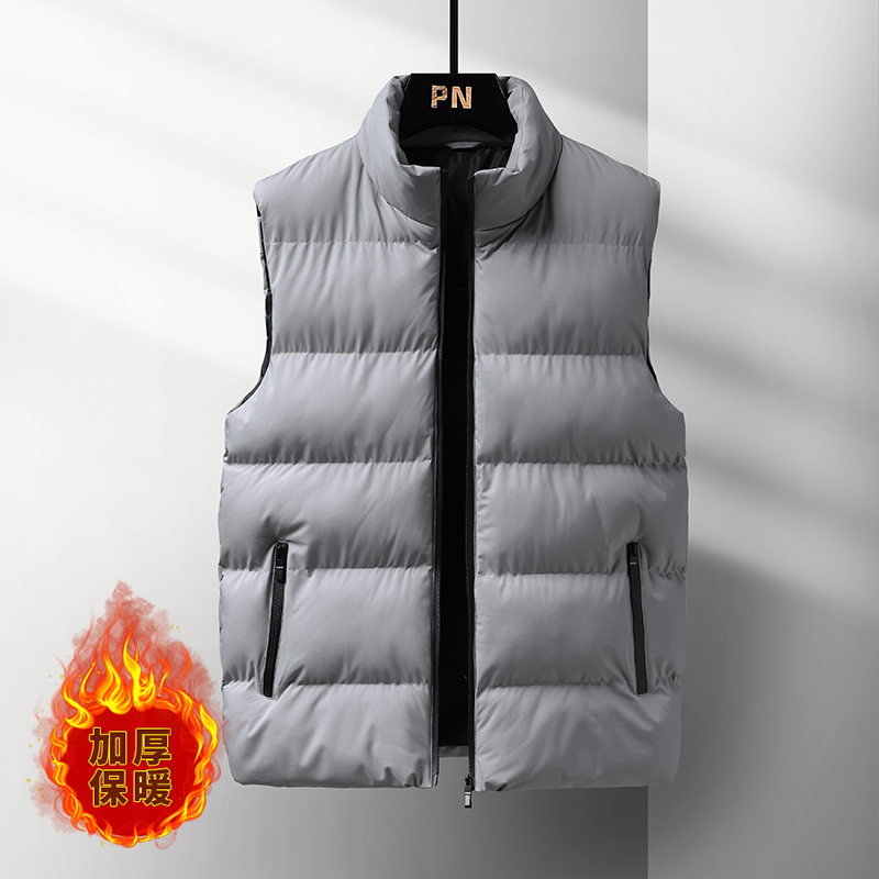 เสื้อกั๊กบุหนาสำหรับผู้ชายในฤด - Padded Vest Gilet บทวิจารณ์และราคา
