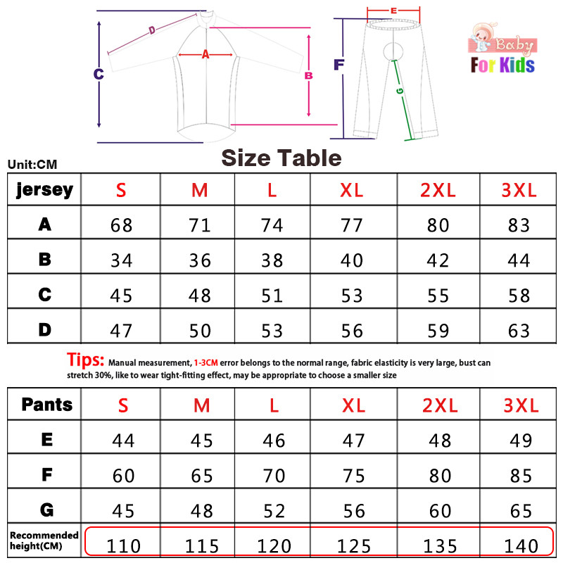 ชุดเสื้อเจอร์ซีย์นักปั่นแขนยาว - Winter Clothing Kids Sale บทวิจารณ์และราคา