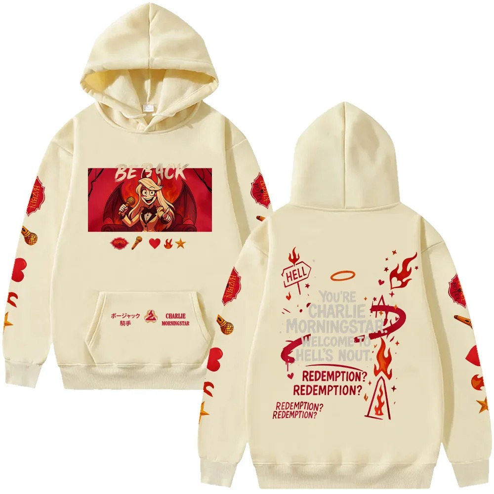 เสื้อฮิปฮอปโอเวอร์ไซส์ Hazbin  - Winter Clothing Gift Ideas บทวิจารณ์และราคา