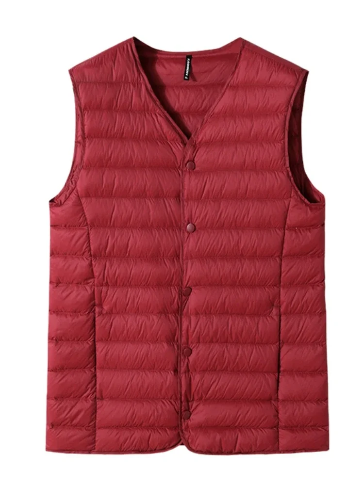 2023 ใหม่ฤดูหนาวVคอชายเสื้อกั๊ - Padded Vest Gilet บทวิจารณ์และราคา