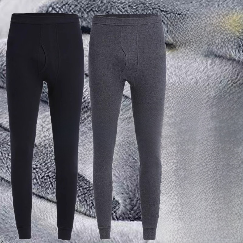 กางเกงผู้ชายบุขนแกะแบบหนา ทรงเ - Thermal Base Layer บทวิจารณ์และราคา