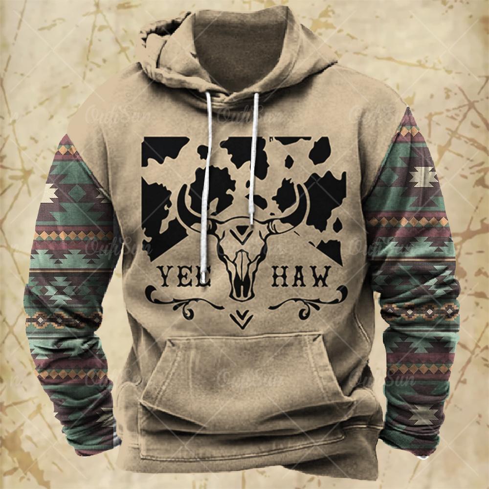 ผู้ชายHooded Vintageพิมพ์Sweat - Winter Clothes Shop บทวิจารณ์และราคา