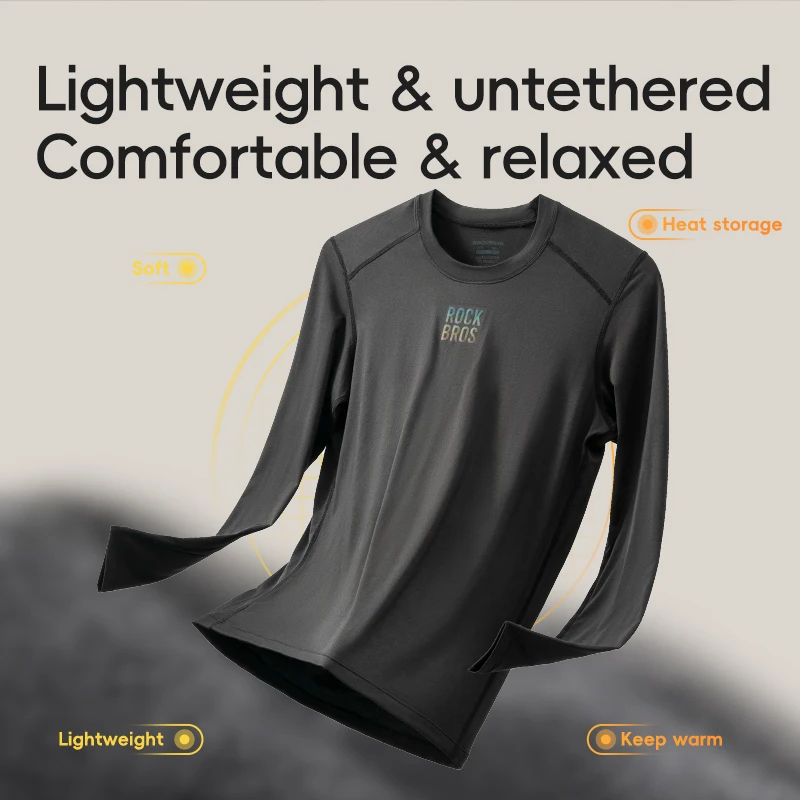 ROCKBROS ชุดเสื้อผ้าสำหรับปั่น - Thermal Base Layer บทวิจารณ์และราคา
