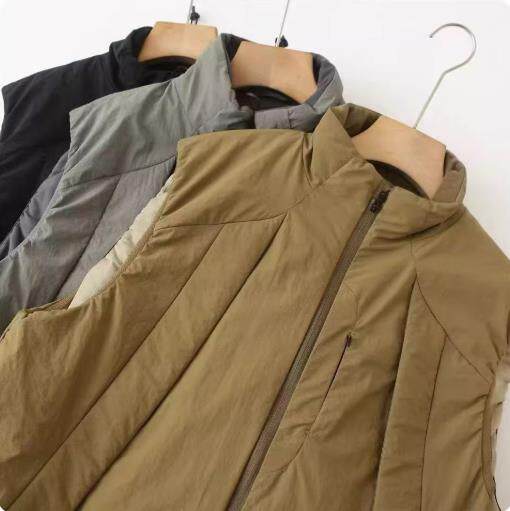 เสื้อกั๊กสไตล์อเมริกันเรโทรเทค - Padded Vest Gilet บทวิจารณ์และราคา