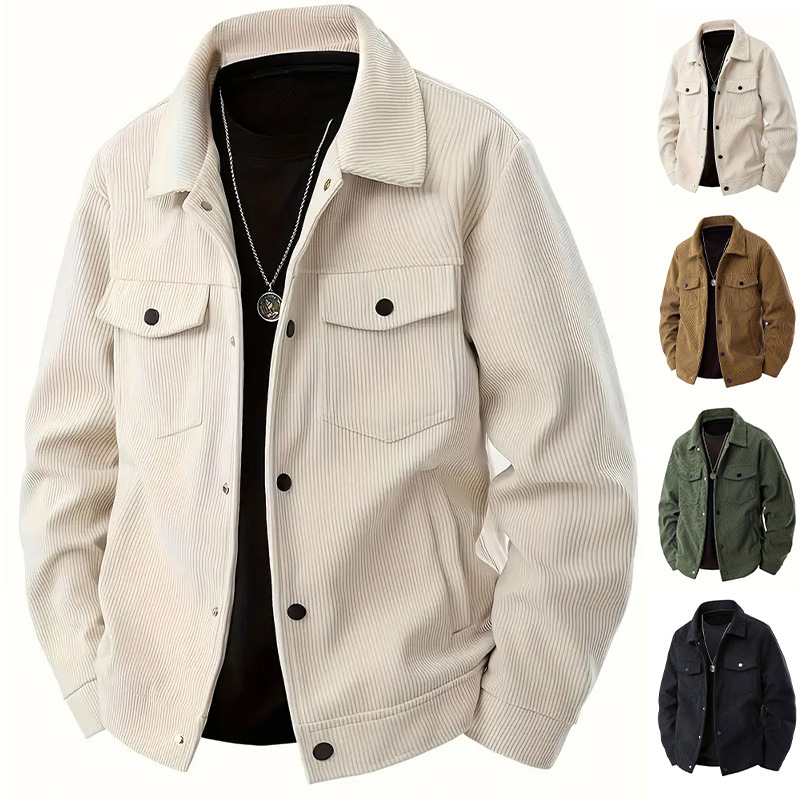 เสื้อแจ็คเก็ตผู้ชายผ้าลูกฟูกสำ - Winter Clothes Shop บทวิจารณ์และราคา