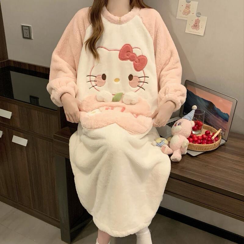 ชุดนอนฤดูหนาวเฮลโล คิตตี้ผู้หญ - Winter Clothes Shop บทวิจารณ์และราคา