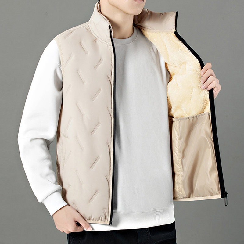 เสื้อกั๊กบุขนแกะสำหรับผู้ชาย ค - Padded Vest Gilet บทวิจารณ์และราคา