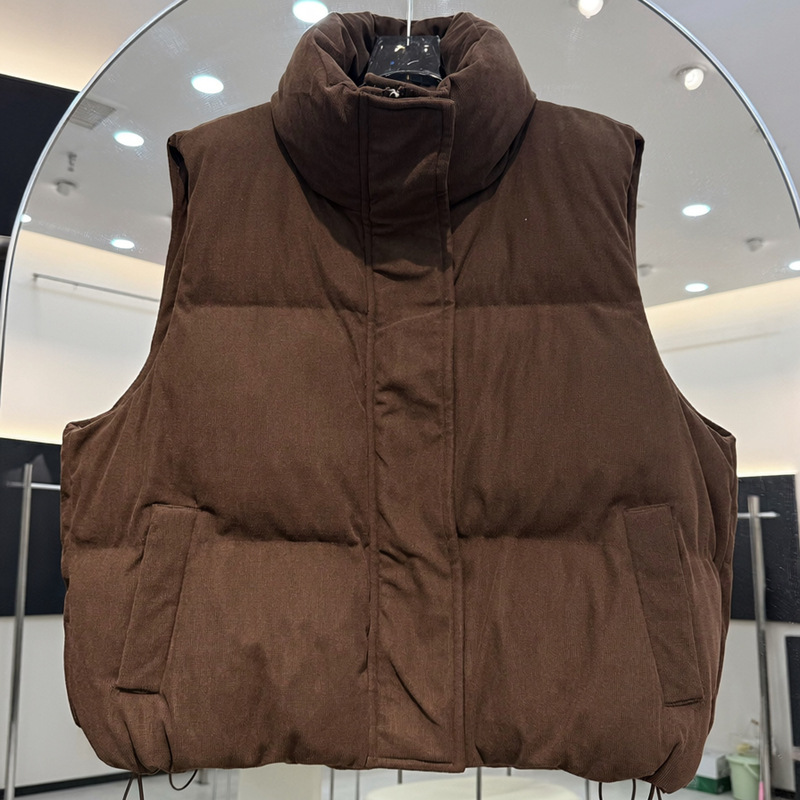 เสื้อกั๊กกันหนาวผู้หญิง คอตั้ง - Padded Vest Gilet บทวิจารณ์และราคา