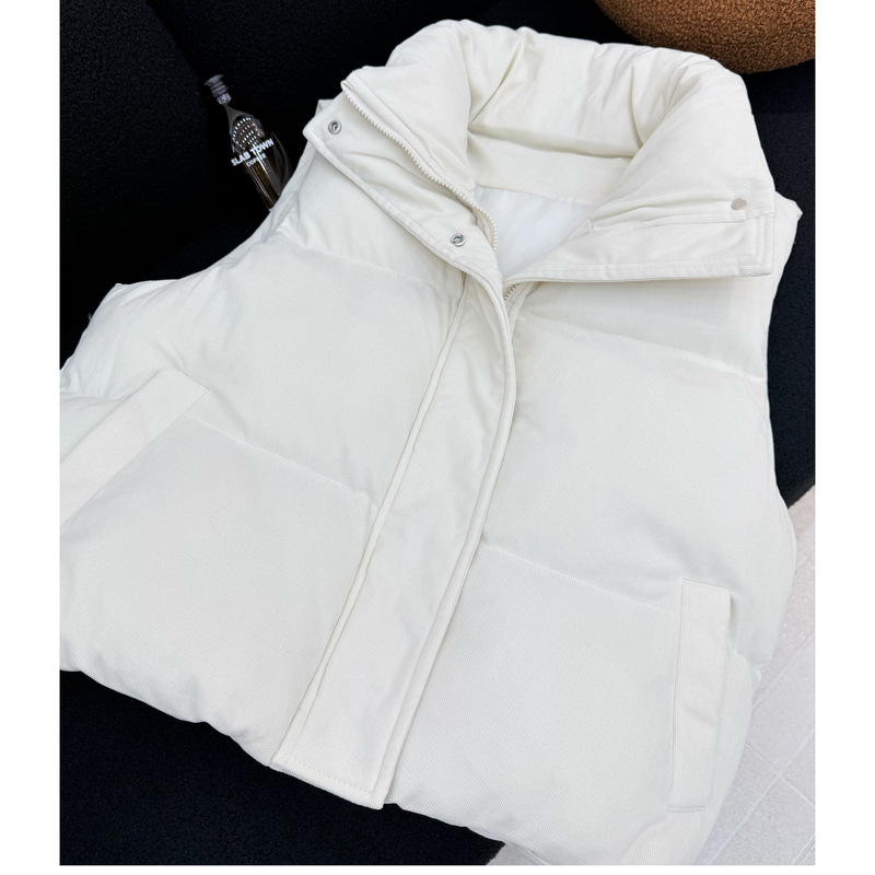 เสื้อกั๊กกันหนาวผู้หญิง คอตั้ง - Padded Vest Gilet บทวิจารณ์และราคา