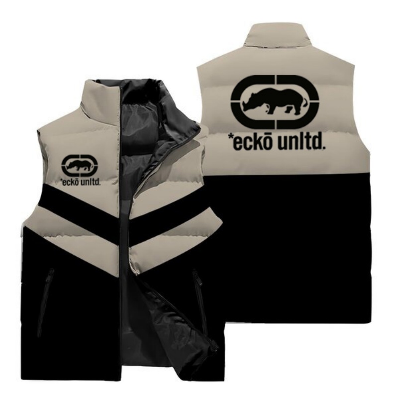 เสื้อกั๊กบุหนาลายเสือดาวโลโก้แ - Padded Vest Gilet บทวิจารณ์และราคา