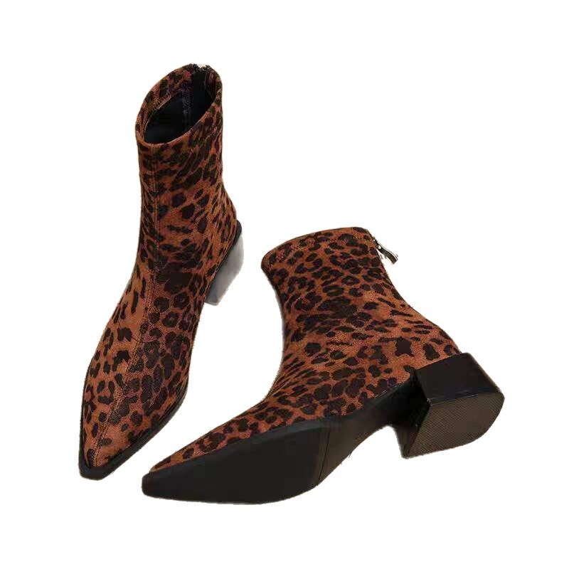 รองเท้าบูทส้นเตี้ยผู้หญิงสไตล์ - Winter Clothing For Woman บทวิจารณ์และราคา