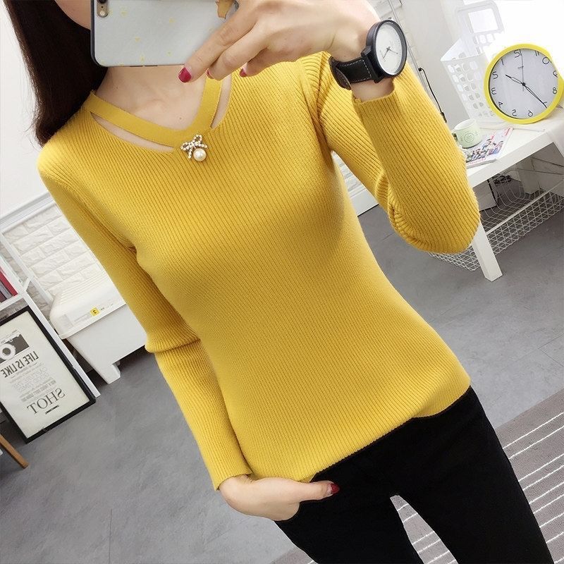 เสื้อสเวตเตอร์คอวี แขนยาว ทรงเ - Winter Clothing Trends บทวิจารณ์และราคา