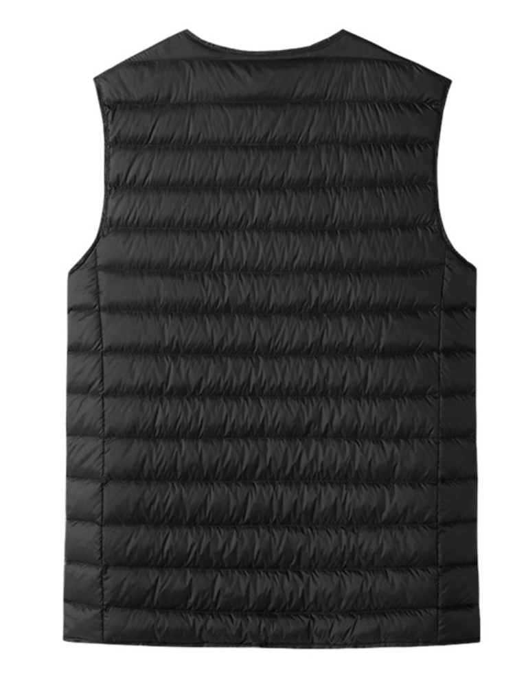 เสื้อกั๊กผู้ชายคอวีใหม่2023ฤดู - Padded Vest Gilet บทวิจารณ์และราคา