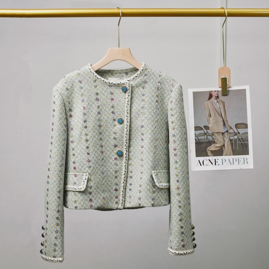 ผู้หญิงElegant Tweedหรูหราชุดเ - Winter Clothing Matching บทวิจารณ์และราคา