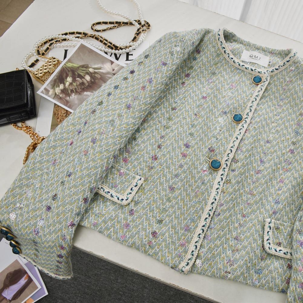 ผู้หญิงElegant Tweedหรูหราชุดเ - Winter Clothing Matching บทวิจารณ์และราคา