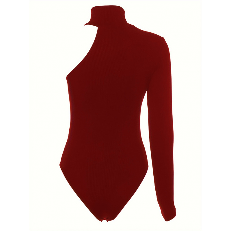 บอดี้สูทแขนยาวแบบไหล่เดียว ผ้า - Winter Clothing For Woman บทวิจารณ์และราคา