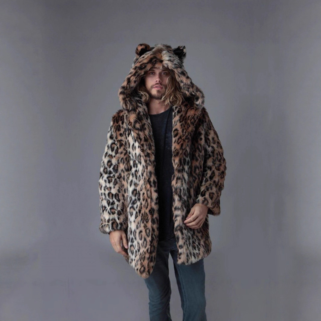 เสื้อแจ็คเก็ตขนเฟอร์เทียมผู้ชา - Winter Clothing Matching บทวิจารณ์และราคา