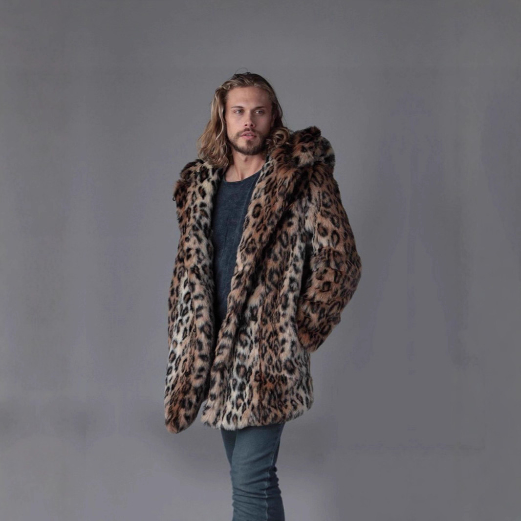 เสื้อแจ็คเก็ตขนเฟอร์เทียมผู้ชา - Winter Clothing Matching บทวิจารณ์และราคา
