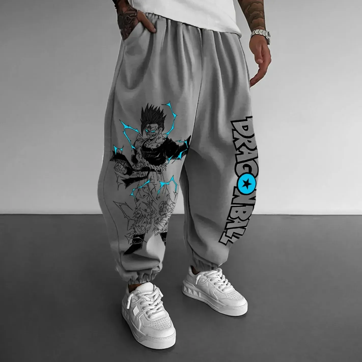 กางเกงวอร์มผู้ชายลายอนิเมะดราก - Winter Clothing In Japan บทวิจารณ์และราคา